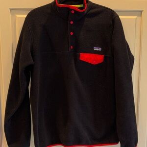 Patagonia Synchilla 1/4 Button Fleece Pullover Women’s Sz Large